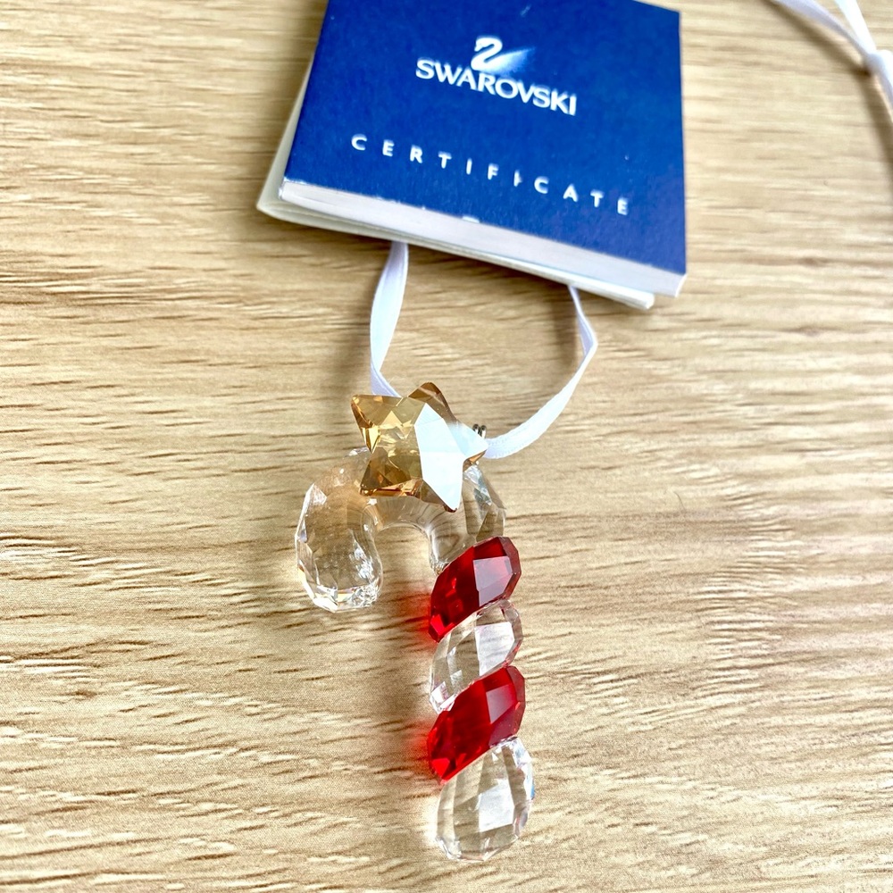 Swarovski Candy Cane Ornament
